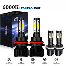 For 99-04 Ford Mustang LED Headlights Bulbs Hi/Lo Beam+Fog Light Bulbs Combo Kit picture