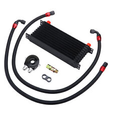 Oil Cooler Kit Universal Engine Transmission 10 Rows AN10 10AN Aluminium Alloy picture
