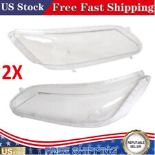 2PC Fits Honda Accord 13-15 Headlight Lens Cover Replacement Headlamp Clear New picture