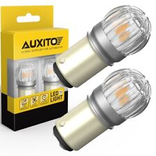 AUXITO 1157 LED Turn Signal Light Bulbs Amber Yellow Anti Hyper Flash CANBUS picture
