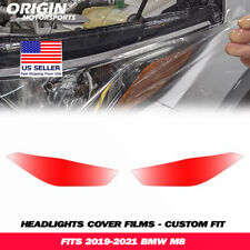 PreCut Headlights Protection Clear Covers Bra Film Kit PPF Fits 2019-2021 M8 picture