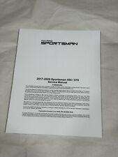 3 Hole Official Service Shop Repair Manual 2017-2020 Polaris Sportsman 450 570 picture