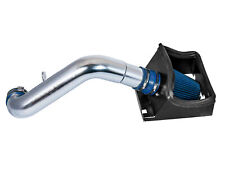 BCP BLUE 11-14 Ford F150 5.0L V8 Heat Shield Cold Air Intake System + Filter picture