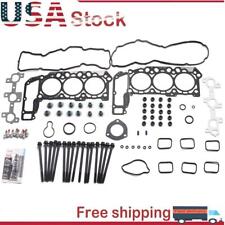 Fits 05-12 Jeep Cherokee Liberty Dodge Ram 3.7L Graphite Head Gasket Set Bolts picture