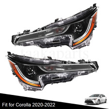 Headlamps LH+RH For 2020 2021 2022 Toyota Corolla L LE Headlights Pair W/LED DRL picture