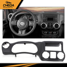 Fit For 11-14 Jeep Wrangler Dash Instrument Cluster Trim Panel Bezel Dash Cover picture