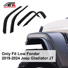 Front & Rear Fender Flares Extensions Set for 2019-2024 for Jeep Gladiator JT picture