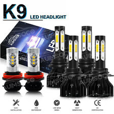 For Acura CSX 2006-2010 2011 LED Headlight + Fog Light 6 Bulbs Combo Kit 6000K picture
