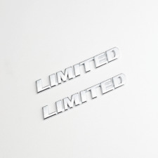 2x Limited Logo Side/Rear/Front Emblem 3D Letters Badge Sticker Chrome picture