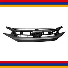 For 2019-21 Honda Civic Sedan Front Center Grille Assembly Textured Bl HO1200241 picture