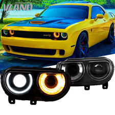 VLAND For Dodge Challenger SXT RT SRT 2008-2014 Projector Headlights Assembly picture