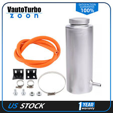 800ML Aluminum Radiator Coolant Tank Overflow Bottle Water Reservoir Can Silver picture