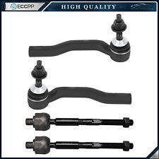 4x Front Inner and Outer Tie Rod Ends For 2013-2018 Ford Fusion Edge Lincoln MKZ picture