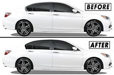 Chrome Delete Blackout Overlay for 2013-17 Honda Accord Sedan Window Trim picture