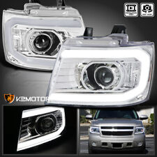 Fits 2007-2013 Chevy Avalanche Tahoe Suburban LED DRL Projector Headlights 07-13 picture