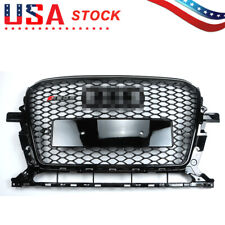 Honeycomb Mesh Sport RSQ5 Style Hex Grill Gloss Black For 2013-2017 Audi Q5 picture