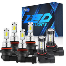 L&R LED Headlight Bulbs+Fog Light For Chevy Silverado 2500 2500HD 2003-2005 2006 picture