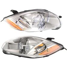 Headlight Set For 2006-2007 Mitsubishi Eclipse Left & Right Side w/ bulb picture
