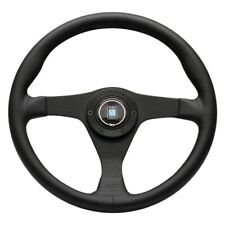 NARDI Italy Steering Wheel Gara 3/0  Black Smooth Leather Black Spokes 350mm picture