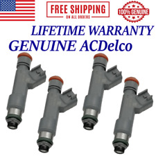 New 4/Pack OEM ACDelco Fuel Injectors For 2010-2012 Chevrolet Malibu 2.4L I4 picture