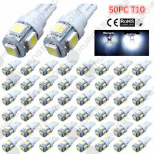 50Pcs Super White T10 Wedge 5-SMD 5050 LED Light bulbs W5W 2825 158 192 168 194 picture