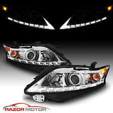 For 2010-2012 Lexus RX350 SUV LED Bar Projector Chrome Headlights Pair picture