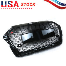Fits Audi A3 S3 2017-2019 RS3 Style Grille Front Hood Henycomb Bumper Grill picture