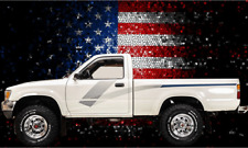 VINTAGE STYLE VINYL DECALS GRAPHICS FITS TOYOTA PICKUPS/ 89 4x4 MODELS picture