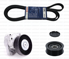 Serpentine Drive Belt Kit with Tensioner & Idler Pulley for Mercedes Benz picture