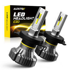 AUXITO 20000LM H4 9003 LED Headlight Bulbs Kit WHITE Bright High Low Beam Combo picture