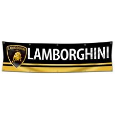 Lamborghini Banner Flag 2x8Ft  Banner Car Racing Show Garage Wall Workshop NEW picture