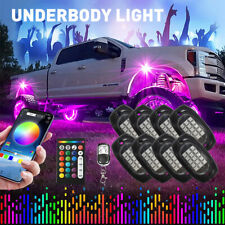 RGB LED Kit Light Rock For Off-Road Foot Underglow Wheel Well Light Truck ATV 8X picture