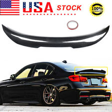 CARBON FIBER LOOK PSM STYLE REAR TRUNK SPOILER DUCKBILL FOR BMW F30 SEDAN F80 M3 picture