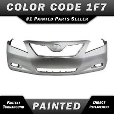 NEW Painted *1F7 Classic Silver* Front Bumper Cover for 2007-2009 Toyota Camry picture