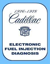 1976 1977 1978 Cadillac Fuel Injection Diagnosis Manual EFI Shop Service Book picture
