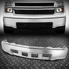 For 14-15 Silverado 1500 Steel Front Bumper Face Bar w/o Fog Light & Sensor Hole picture