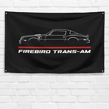 For Pontiac Firebird Trans-Am T-Top Enthusiast 3x5 ft Flag Dad Gift Banner picture