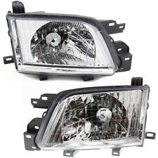 Headlight Set For 2001-2002 Subaru Forester Left and Right With Bulb 2Pc picture