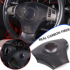 Real Dry Carbon fiber Center Steering wheel trim cover For Corvette C6 2005-2013 picture