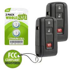 2 Replacement For 2004 2005 2006 2007 2008 2009 Toyota Prius Car Key Fob Remote picture