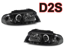 DEPO Black Clear Corner D2S Xenon Headlights For 1999-2001 Audi A4/00-02 S4 B5 picture