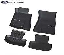 2024 Mustang Genuine Ford OEM PR3Z-6313300-AA Rubber 4pc Front Floor Mat Liners picture