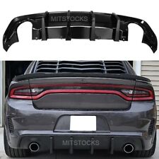 Fits 20-22 Dodge Charger Widebody Rear Bumper Lip Diffuser Painted Gloss Black picture