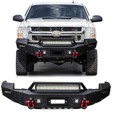 For 2007-2010 Chevy Silverado 2500/3500 Front Bumper w/D-Ring & Lights picture
