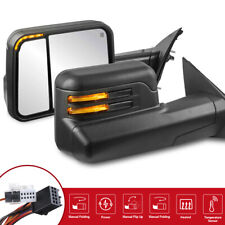 Tow Mirrors Flip Up Power Glass Heated W/ Puddle Light For 2019-2022 Ram 1500 picture
