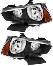 For 2011-2014 Dodge Charger Headlight Halogen Set Driver and Passenger Side picture