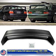 For 92-98 BMW 3 Series E36 M3 LTW High GT Style Rear Trunk MATTE Spoiler Wing picture