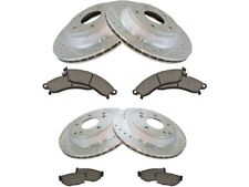 For 1988-1996 Chevrolet Corvette Brake Pad and Rotor Kit Front and Rear 63412PS picture