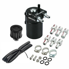 Oil Catch Can Kit Reservoir Baffled Tank with Breather Filter Universal Aluminum picture