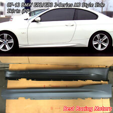 M3 Style Side Skirts (PP) Fits 07-13 BMW E92 E93 2dr 3-Series picture